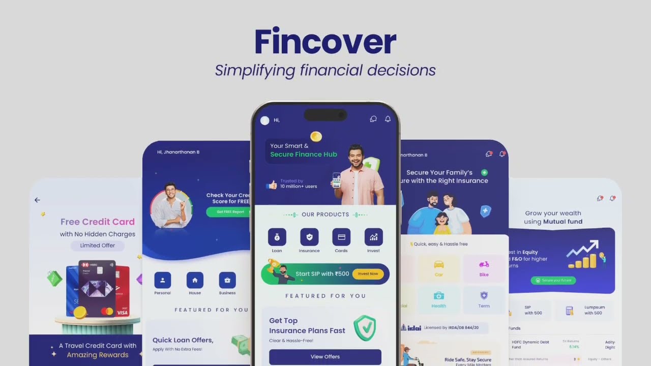 🌟 Fincover - Your Financial Partner🌟 Download App Today!