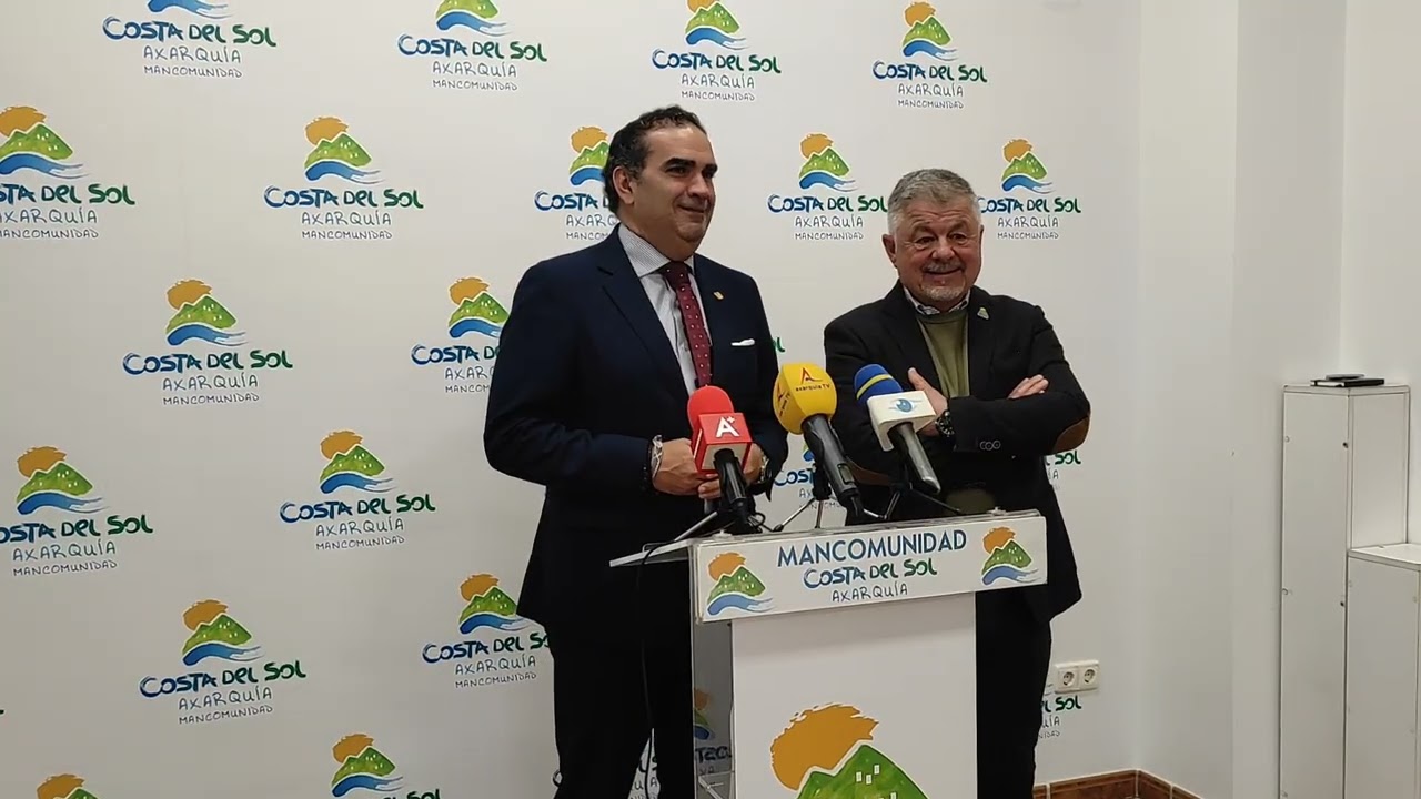 Visita del presidente de la Mancomunidad de Municipios de la Costa del Sol Occidental a la Axarquía