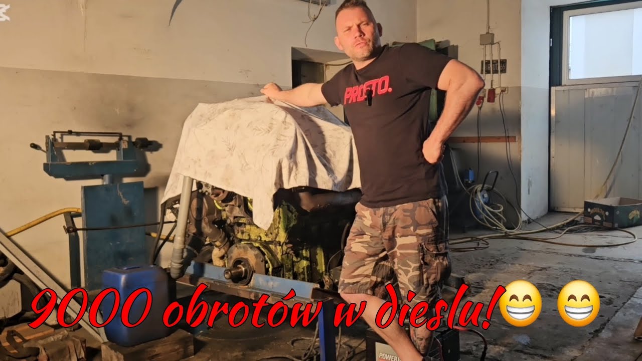 9000 obrotów w dieslu! A przynajmniej takie wrażenie robi ten silnik jak kręci się na maxa!
