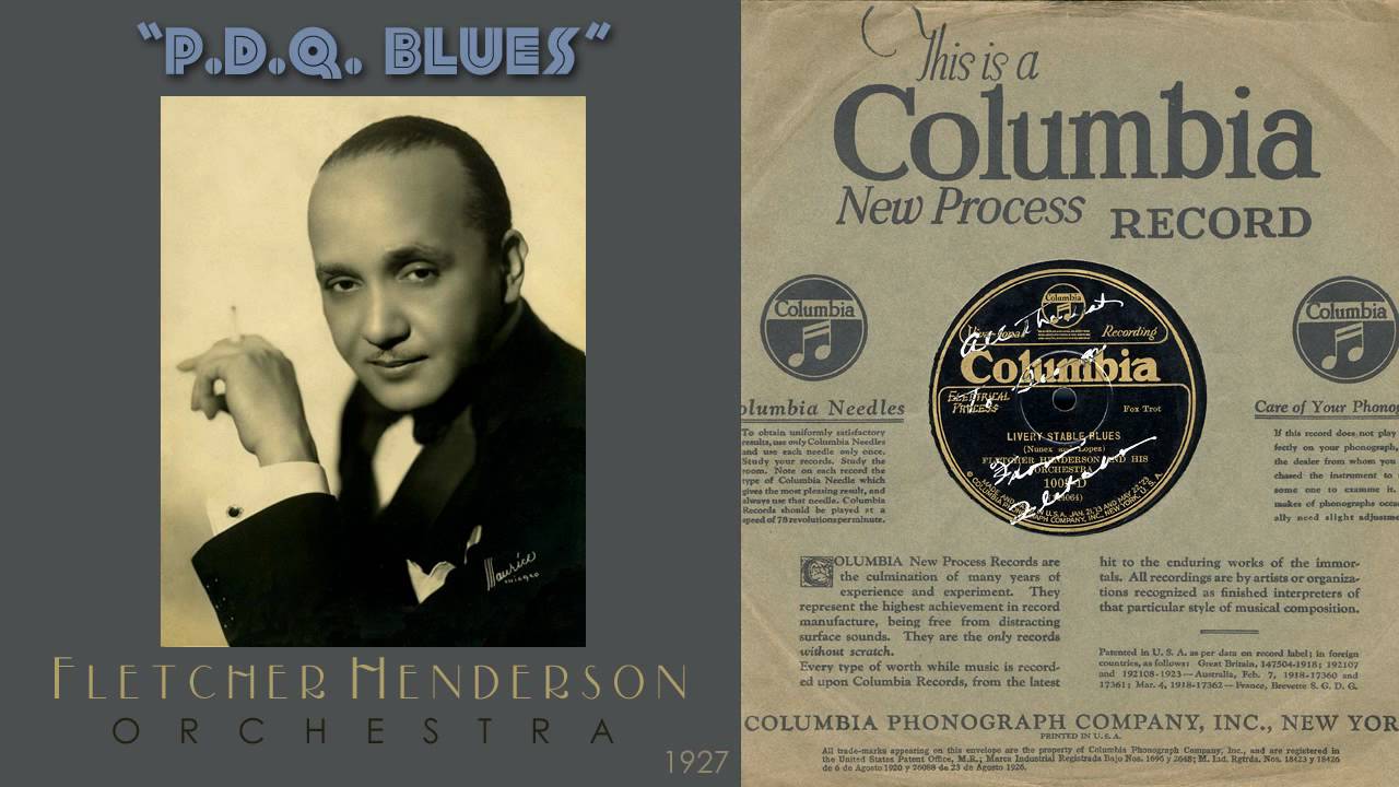 1927, P D Q Blues, Livery Stable Blues, Fletcher Henderson Orch. HD 78rpm