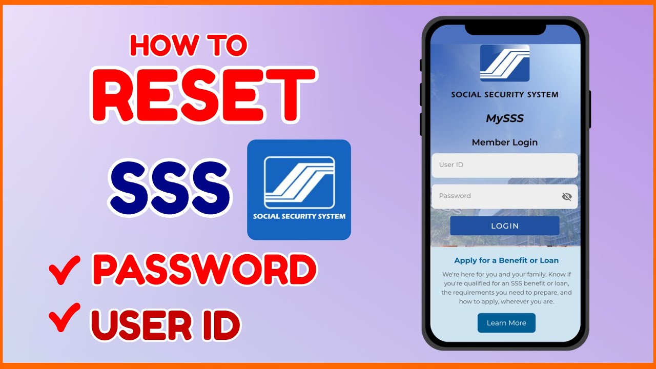 Forgot SSS User ID and Password - How to Change SSS Password and How to Know SSS User ID Online?