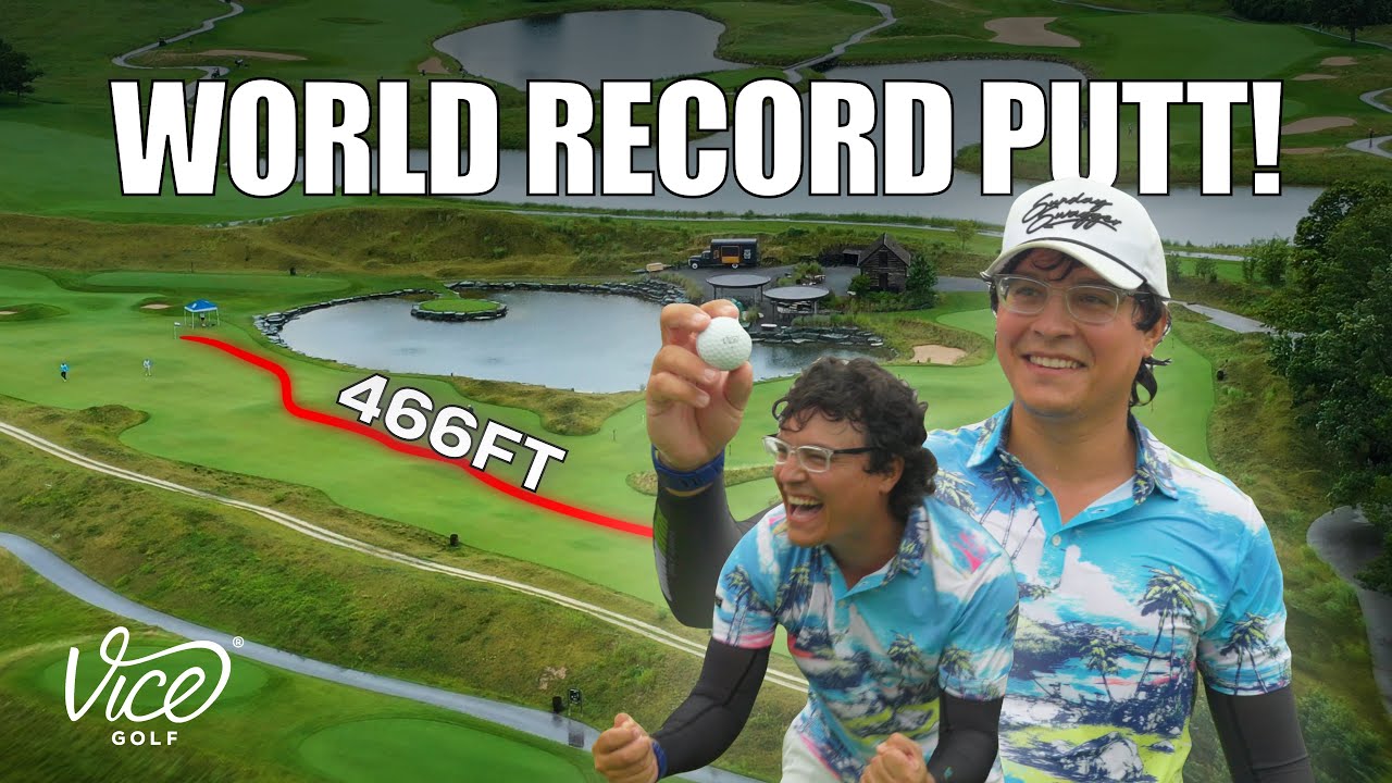 We Made the World's Longest Putt! (466 Feet!) | Official Guinness World Record!