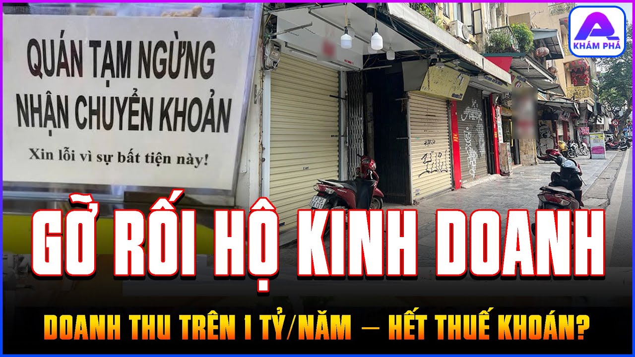 GỠ RỐI cho HỘ KINH DOANH khi BỎ THUẾ KHOÁN từ 1/1/2026: Phải làm gì khi DOANH THU TRÊN 1 TỶ? |AP KP