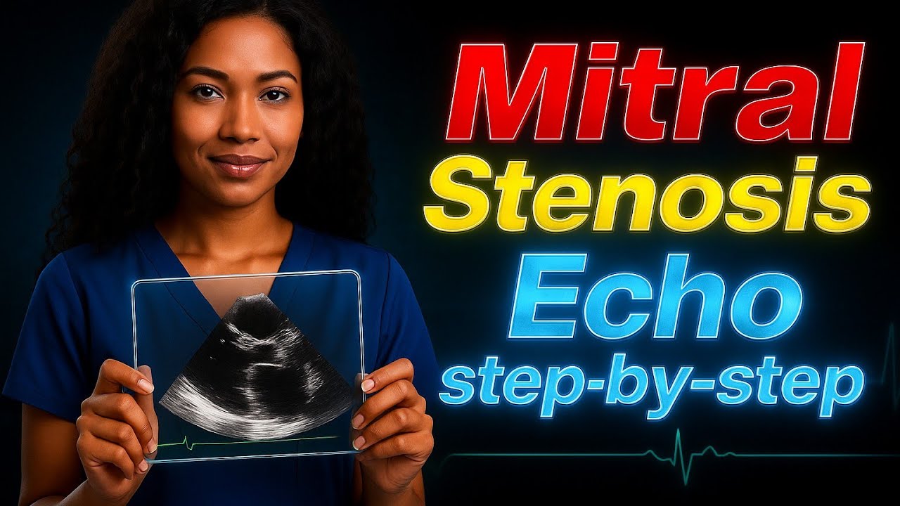 8.2 How to Assess Mitral Stenosis on Echocardiography | Step-by-Step Guide for Echo Students