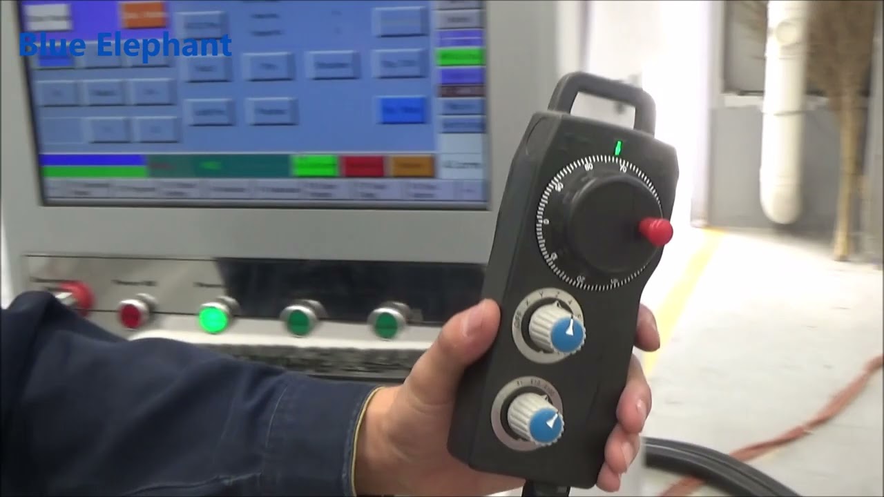 Taiwan Syntec 60CB Opeartion video (2): measure tool length