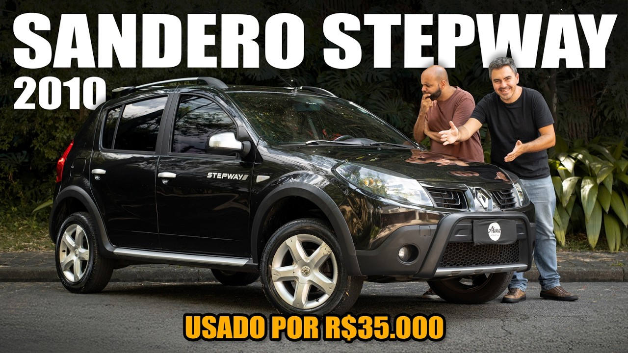 SANDERO STEPWAY 2010, o Hatch Elevado da Renault Melhor que SUV Compacto! Melhor usado?