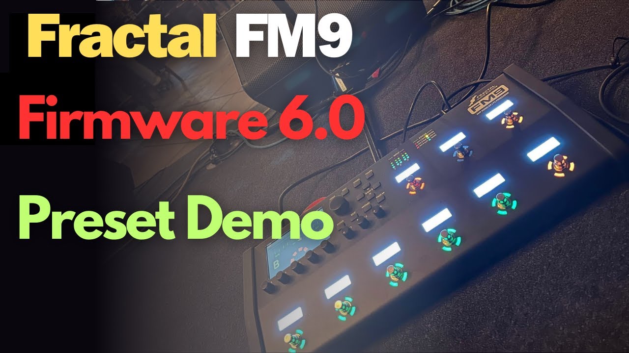 Fractal FM9 Firmware 6.0 - a demo of my live presets with FREE PRESET