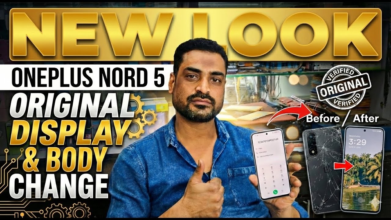 Oneplus Nord 5 Original Display And Body Replacement