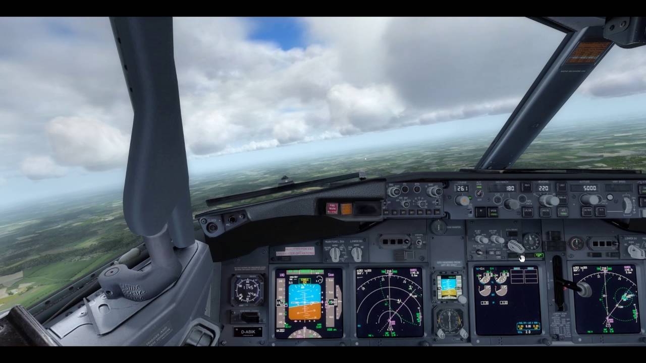 Prepar3D v.3.3.5. AS2016+ASCA. PMDG 737 EDDM Approach and Landing.