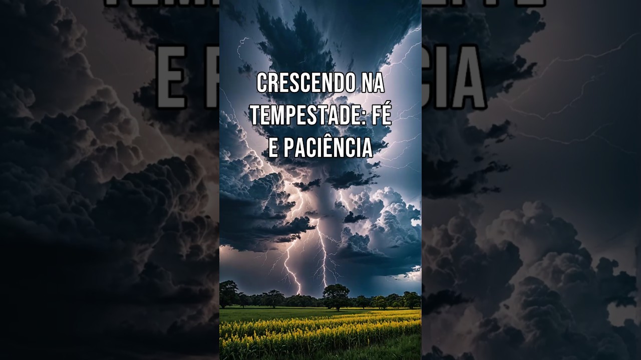 Crescendo na Tempestade: F&eacute; e Paci&ecirc;ncia #f&eacute; #motiva&ccedil;&atilde;o #reflex&atilde;o #poderdaatra&ccedil;&atilde;o