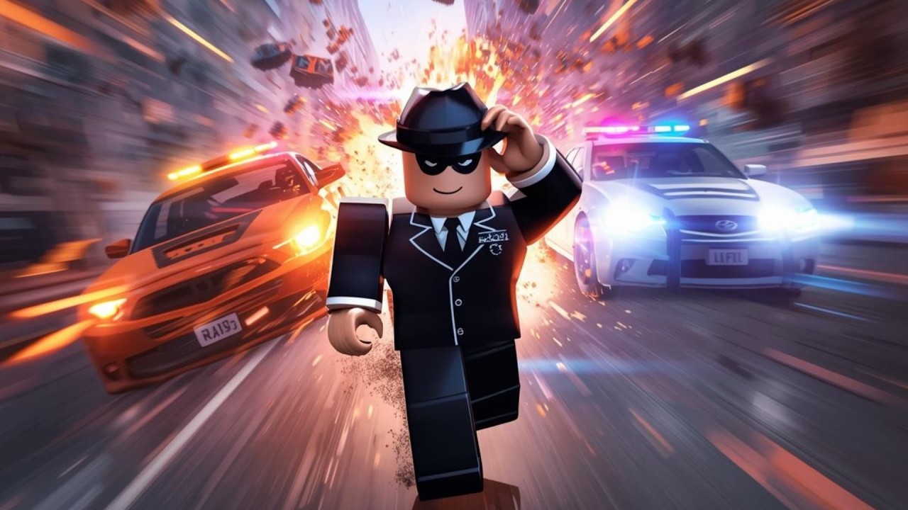 Roblox Jailbreak Manhunt but I'm SPEED HACKING