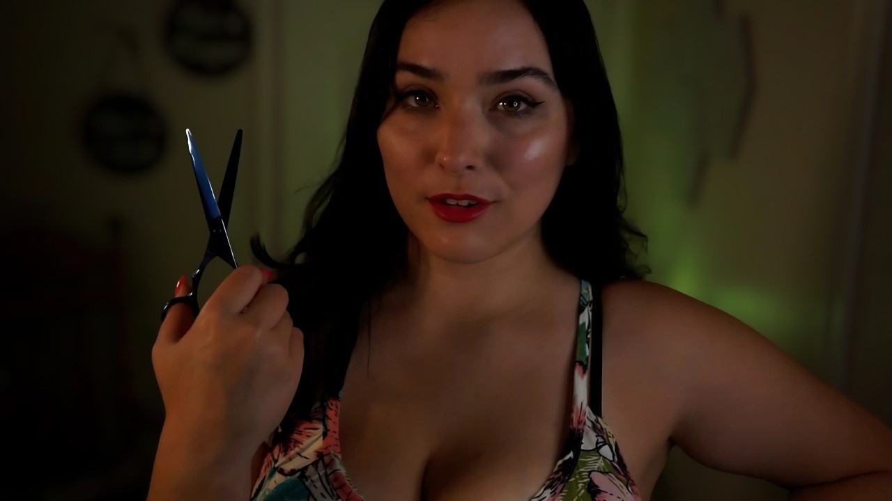 ASMR Flirty Barber Gives You a Haircut and Shave 💈Irresistible Personal Attention