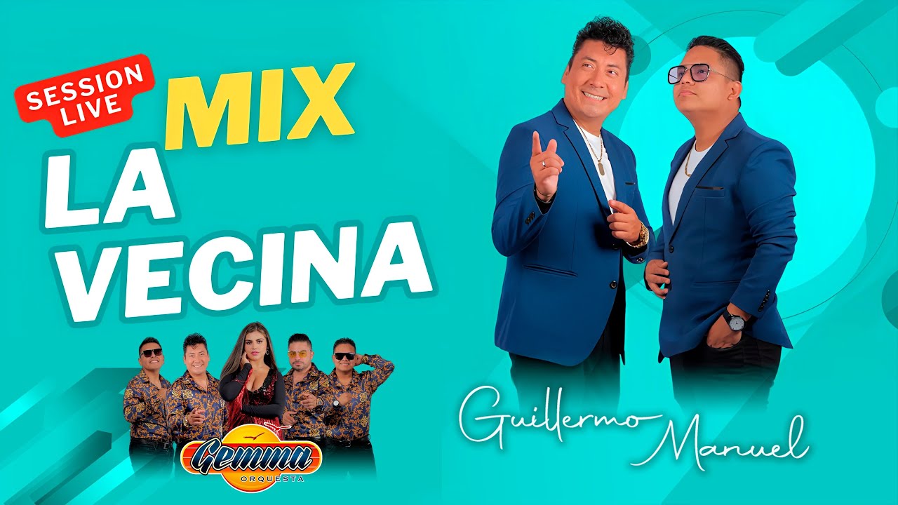 GEMMA ORQUESTA - MIX LA VECINA - GUILLERMO CABANILLAS/MANUEL AQUINO - SAMANCO - PERU - D.R.