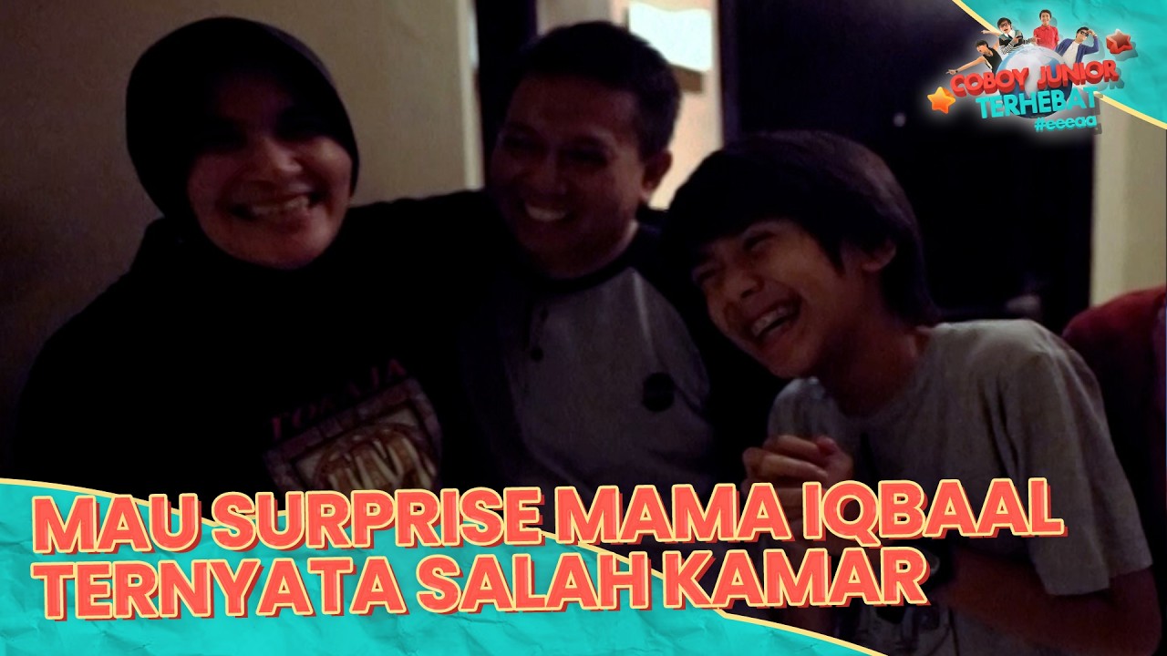 Mau Surprise Mama Iqbaal, Ternyata Salah Kamar | Coboy Junior