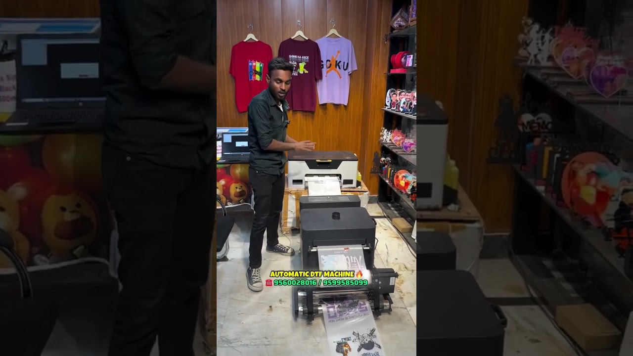 DTF sticker printing machine  #makemyclick #comedy #tshirtdesign #3dprinting #funny #dtfprinter