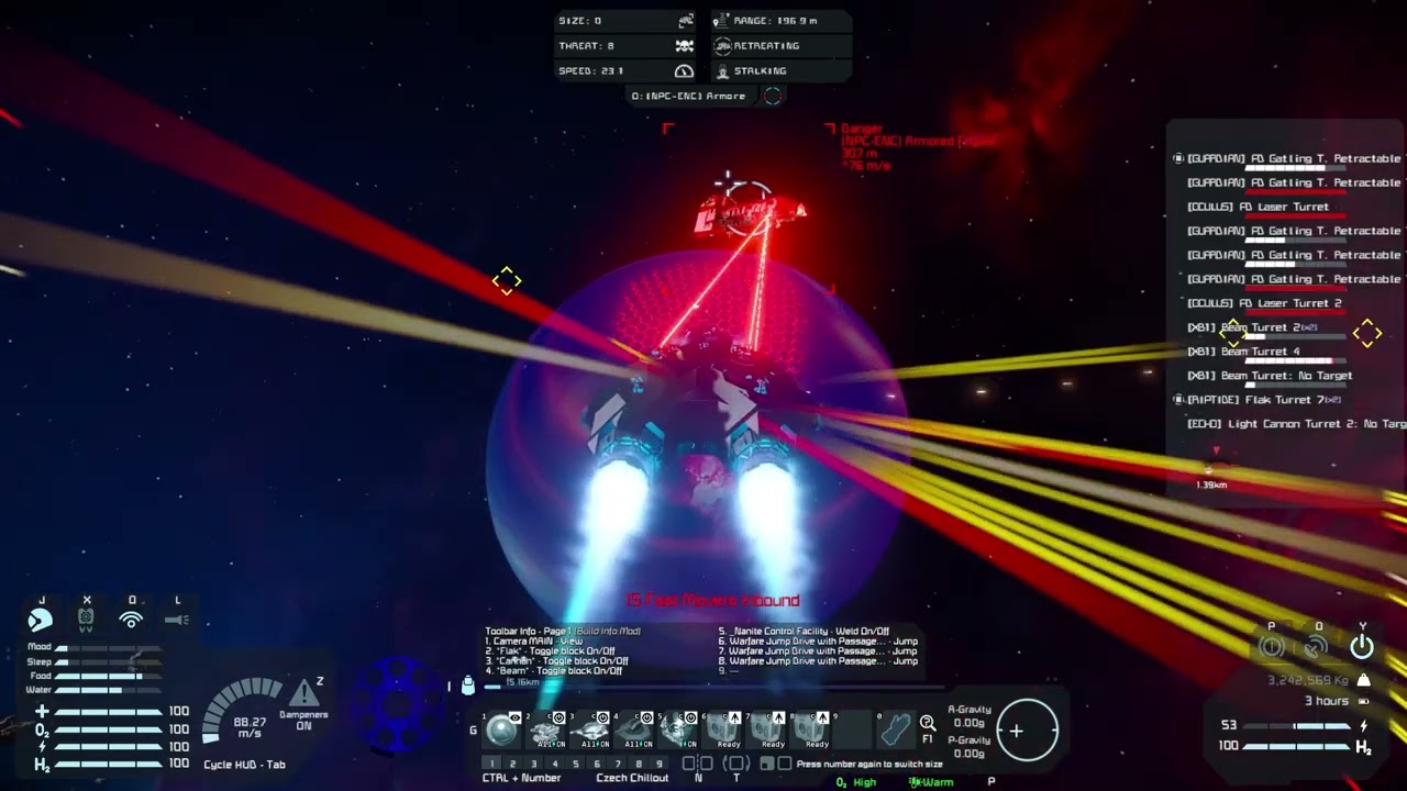 distress signal   encounter test