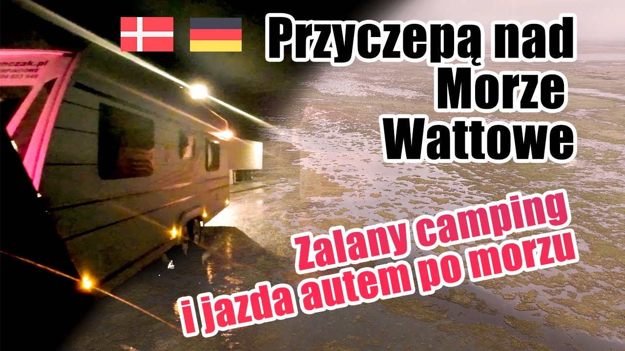 Z przyczepą na Morzu Wattowym. Zachodnie wybrzeże Danii.