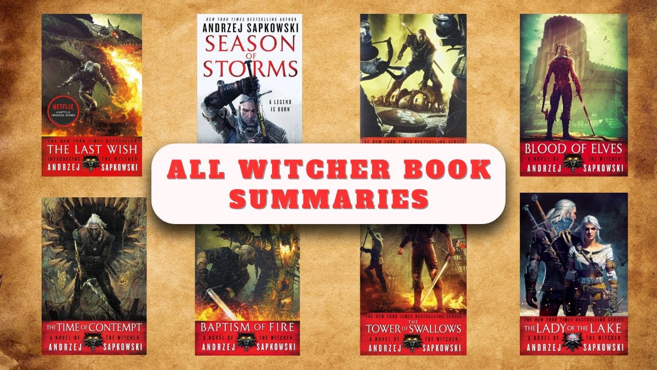 All Witcher Books IN-DEPTH Summaries | The Witcher Book Stories Fully Explained