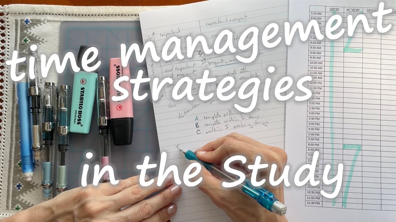 Time Management Strategies⏱️[ASMR] & compilation