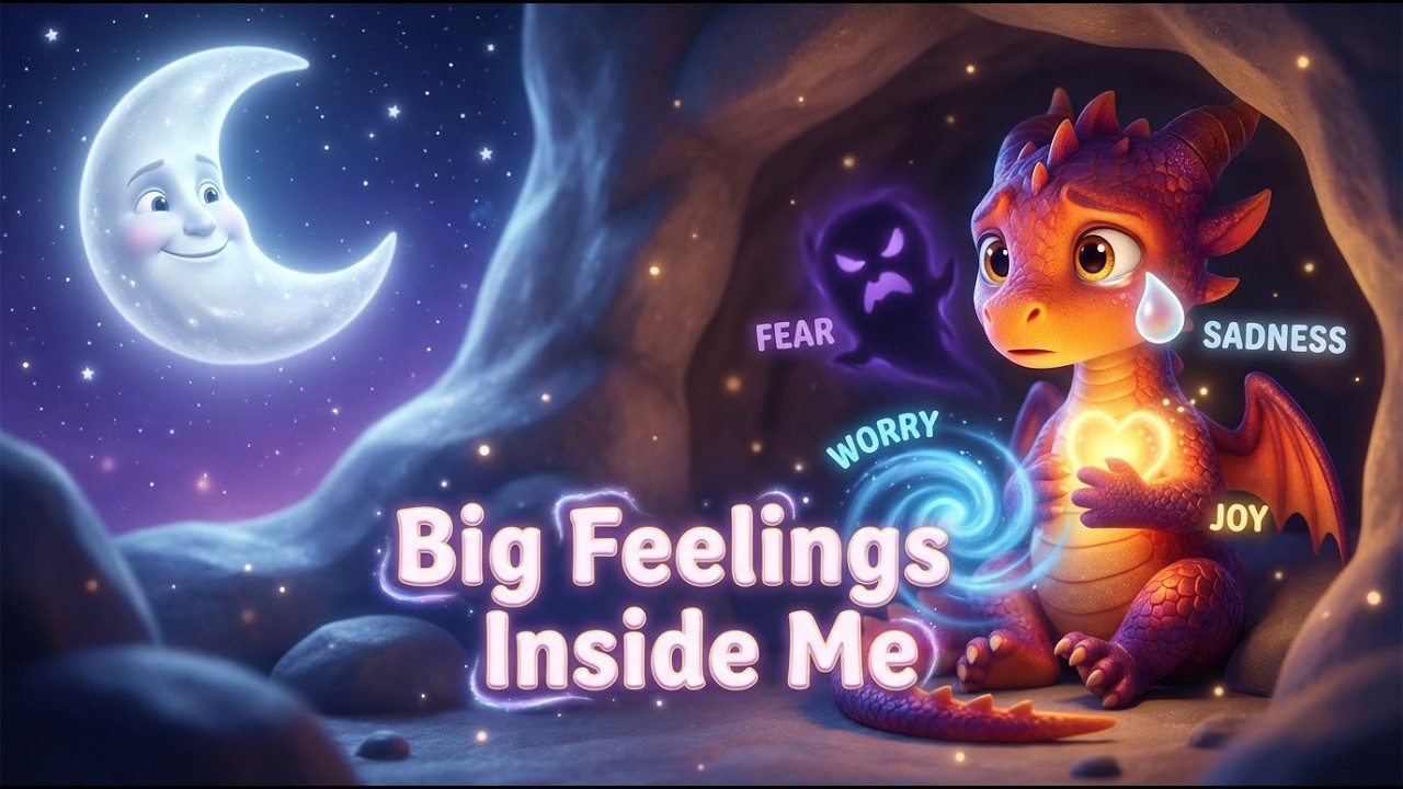 The Little Dragon and the Feelings  bedtime story for toddlers emotional intelligence  bedtime story