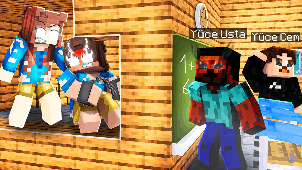 YÜCE USTA EKİBİNDEN 24 SAAT SAKLANDIM - Minecraft