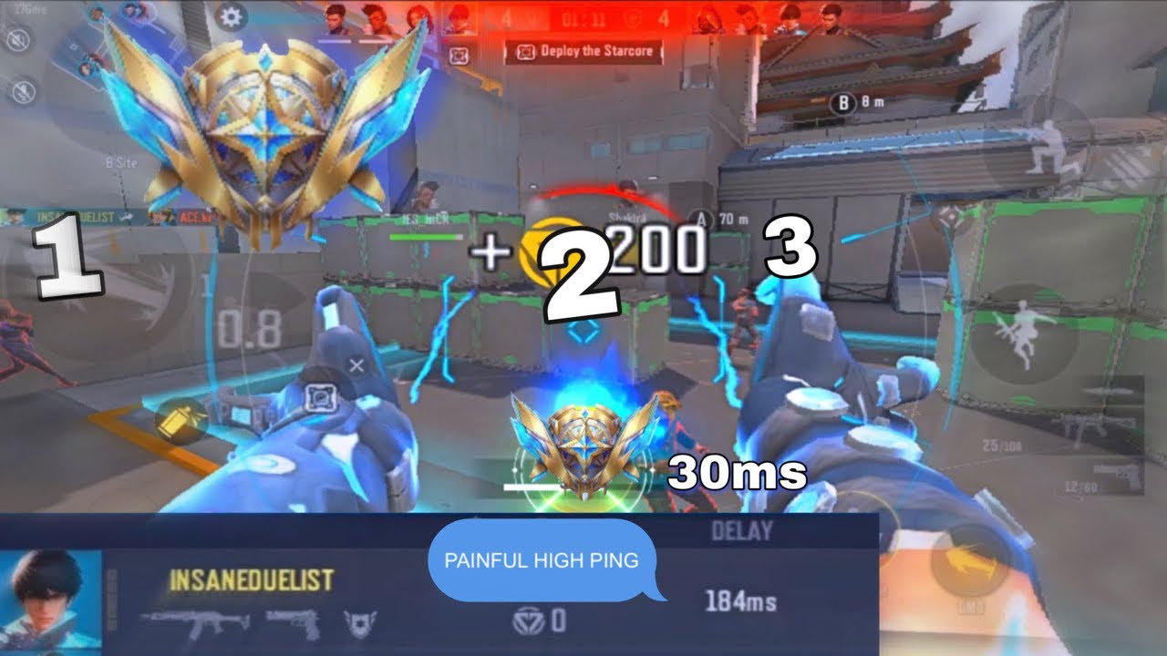Hyper Front｜Full Ranked Gameplay 💙 180MS vs 30MS AND 2PLAY THUNDER