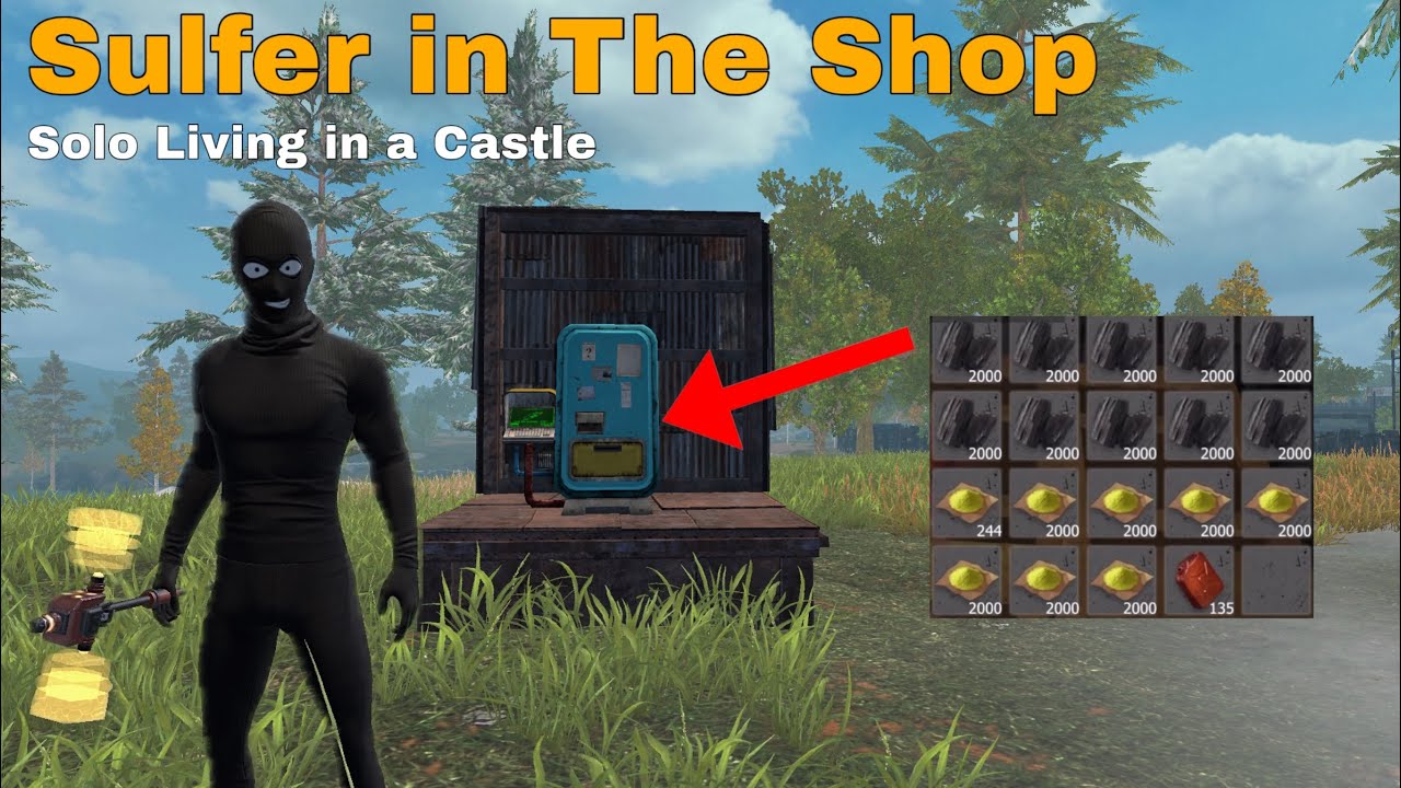 I got Sulfer From This Guys Shop - SOLO living in Castle- Last Island Of survival 