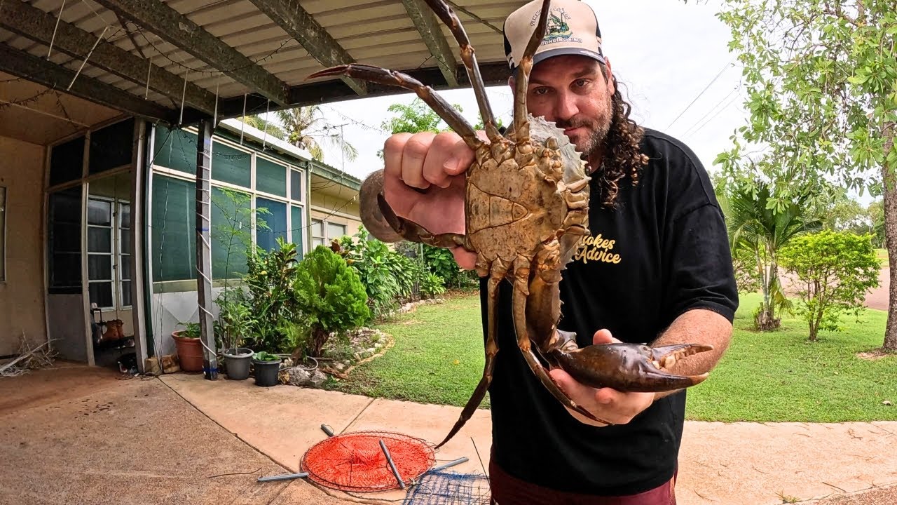 WHERE BACK IN ACTION - MUD CRAB CATCH & COOK