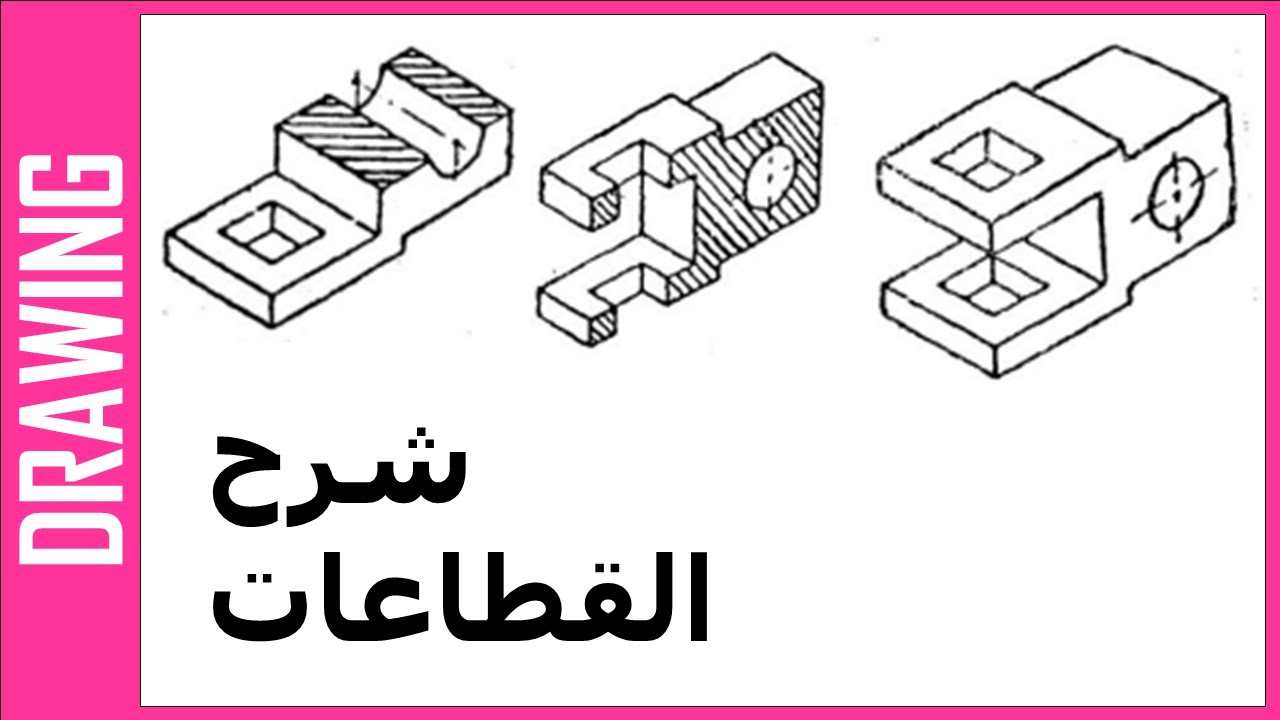الرسم الهندسي : رسم المقاطع الهندسية