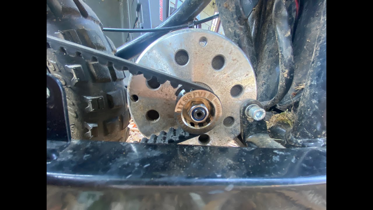 belt kit installation for razor mx500 and mx650