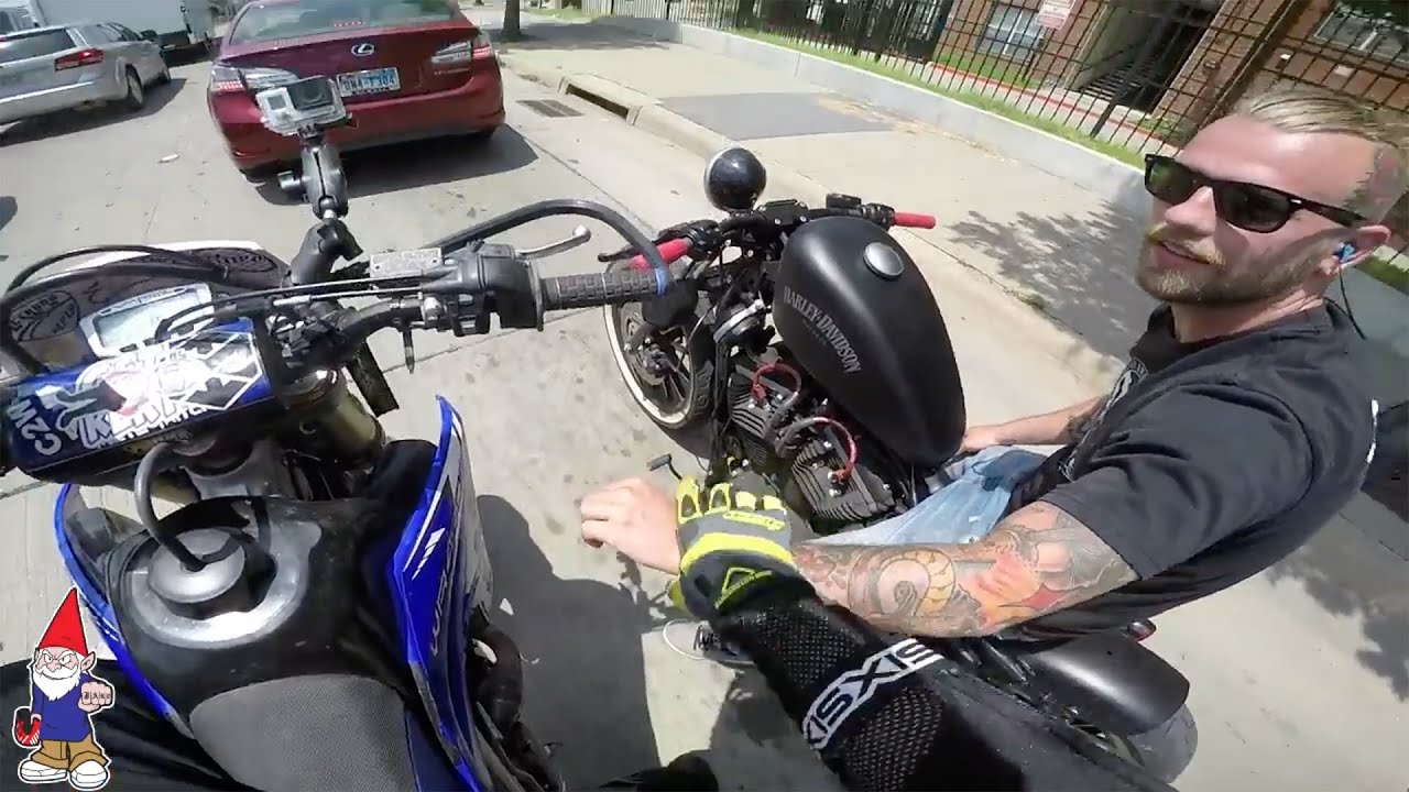 Messed with THE WRONG GUY - Harley Rider