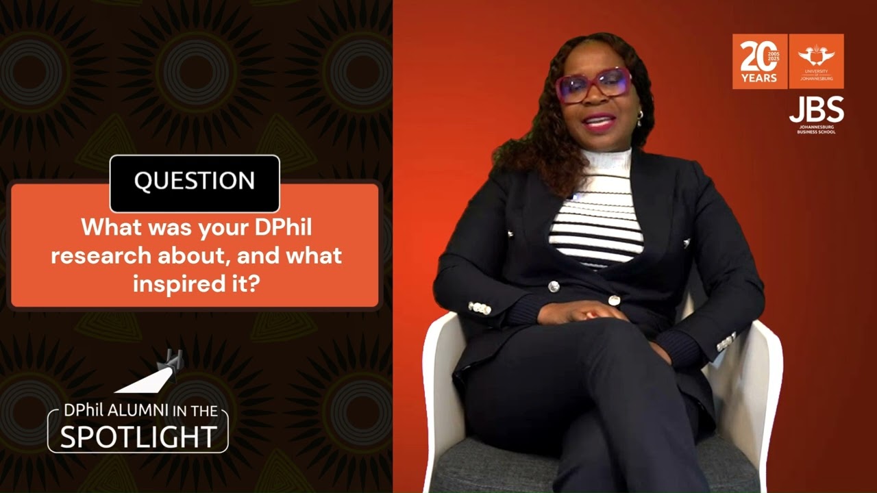 Dr. Sylvia A Siphughu - JBS’s First DPhil Graduates in Digital Transformation