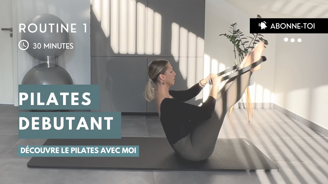Pilates DEBUTANT⎜4 mouvements pour débutants qui découvrent le Pilates ⎜1ère routine