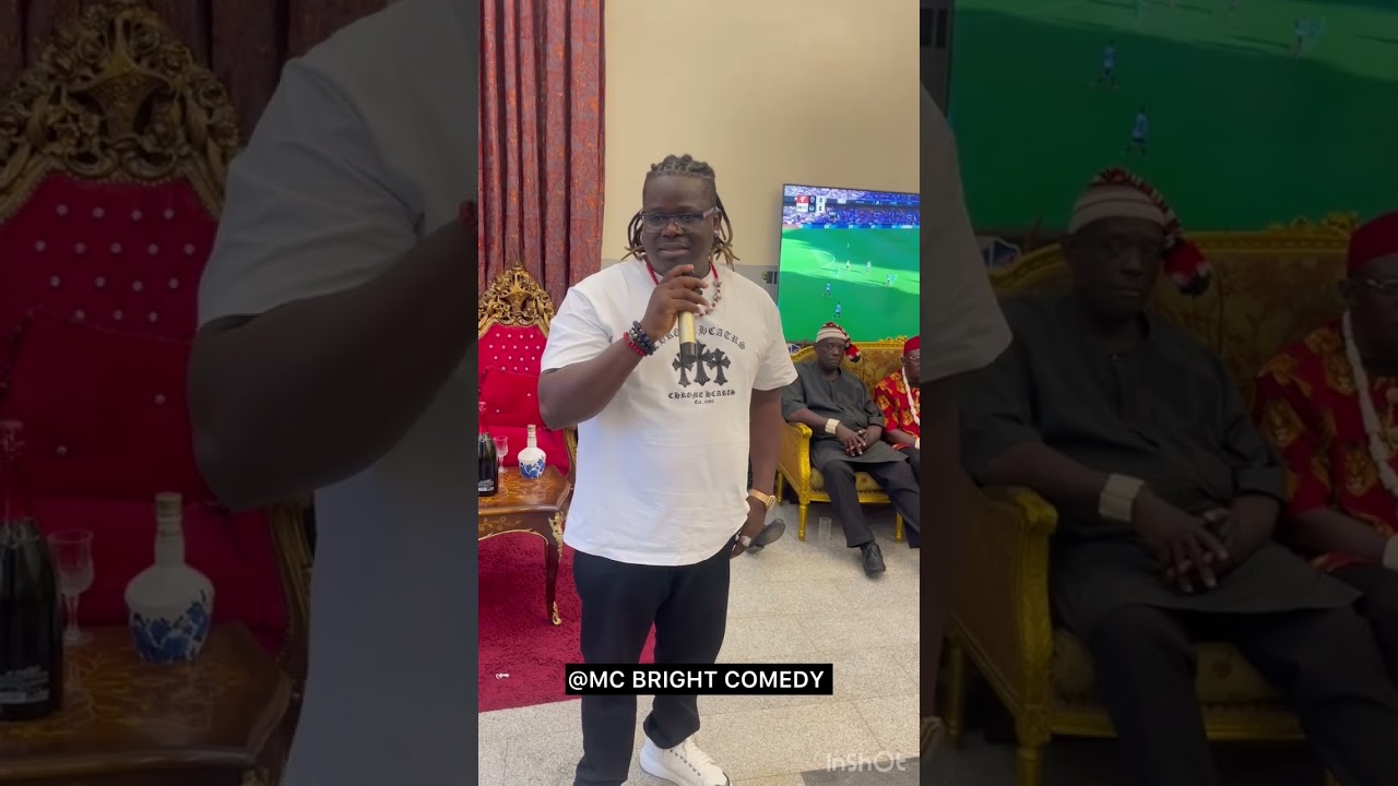 MC BRIGHT COMEDY AND ANYIDONS VISITED THE PALACE OF EZE IGBO GHANA