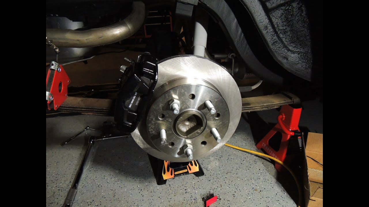 66 mustang rear disc brake conversion:  SSBC kit