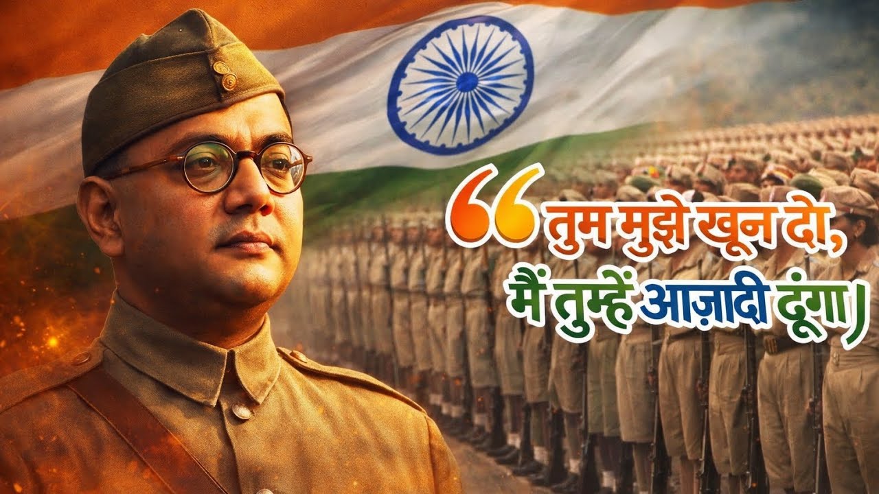 नेताजी सुभाष चंद्र बोस की पूरी कहानी | आज़ाद हिंद फौज | “तुम मुझे खून दो, मैं तुम्हें आज़ादी दूंगा”