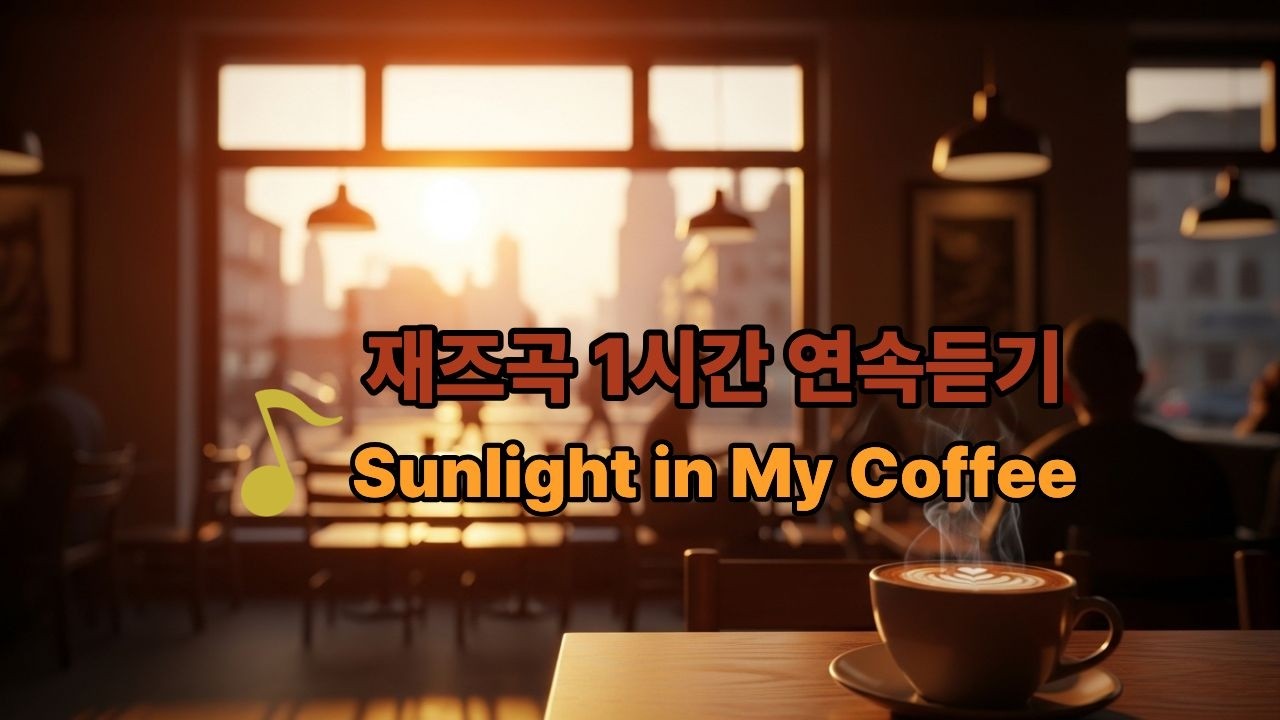 [재즈곡] Sunlight in My Coffee / 1시간 연속듣기 /  재즈음악 / 기분이 업되는 음악 /#SunlightInMyCoffee#FeelGoodJazz