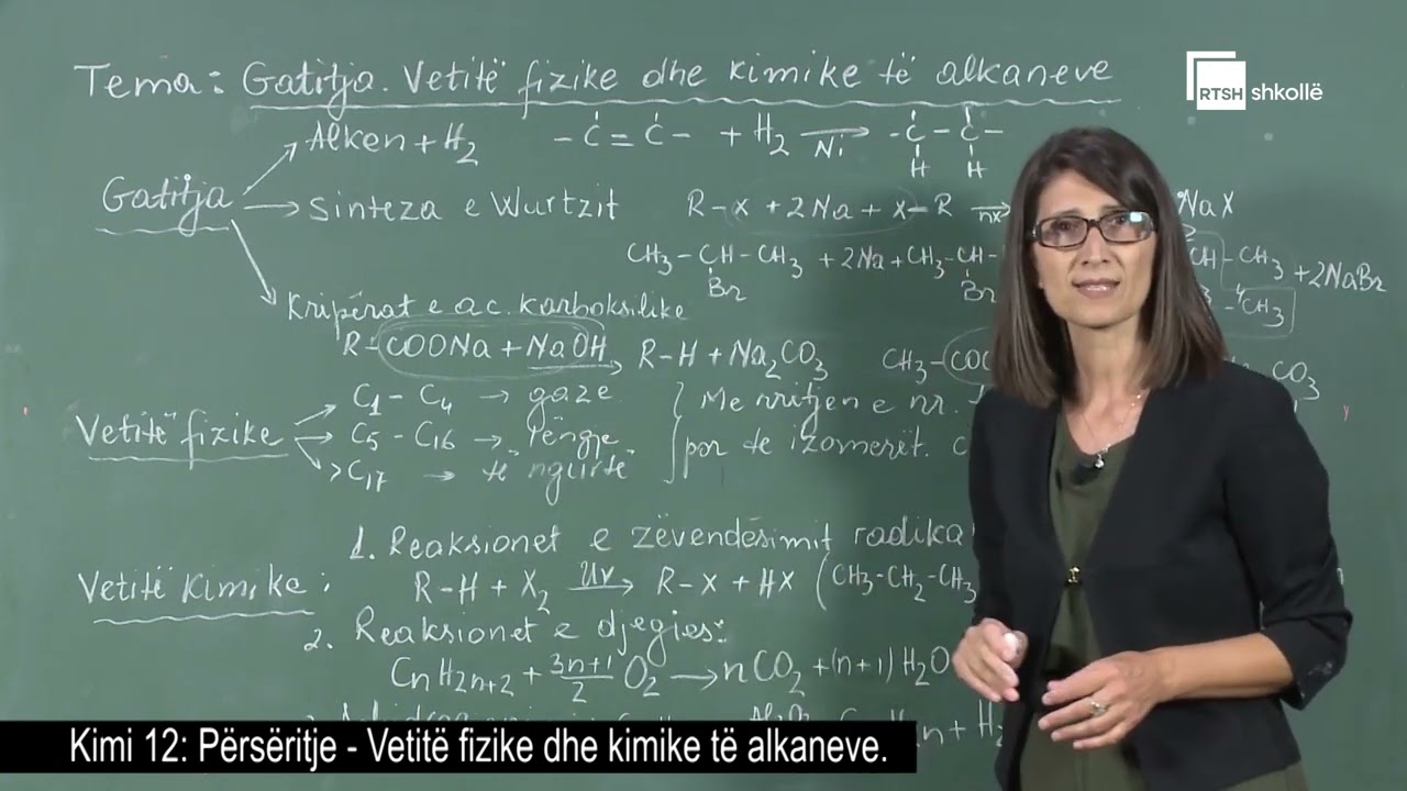P&euml;rs&euml;ritje - Vetit&euml; fizike dhe kimike t&euml; alkaneve| Kimi 12