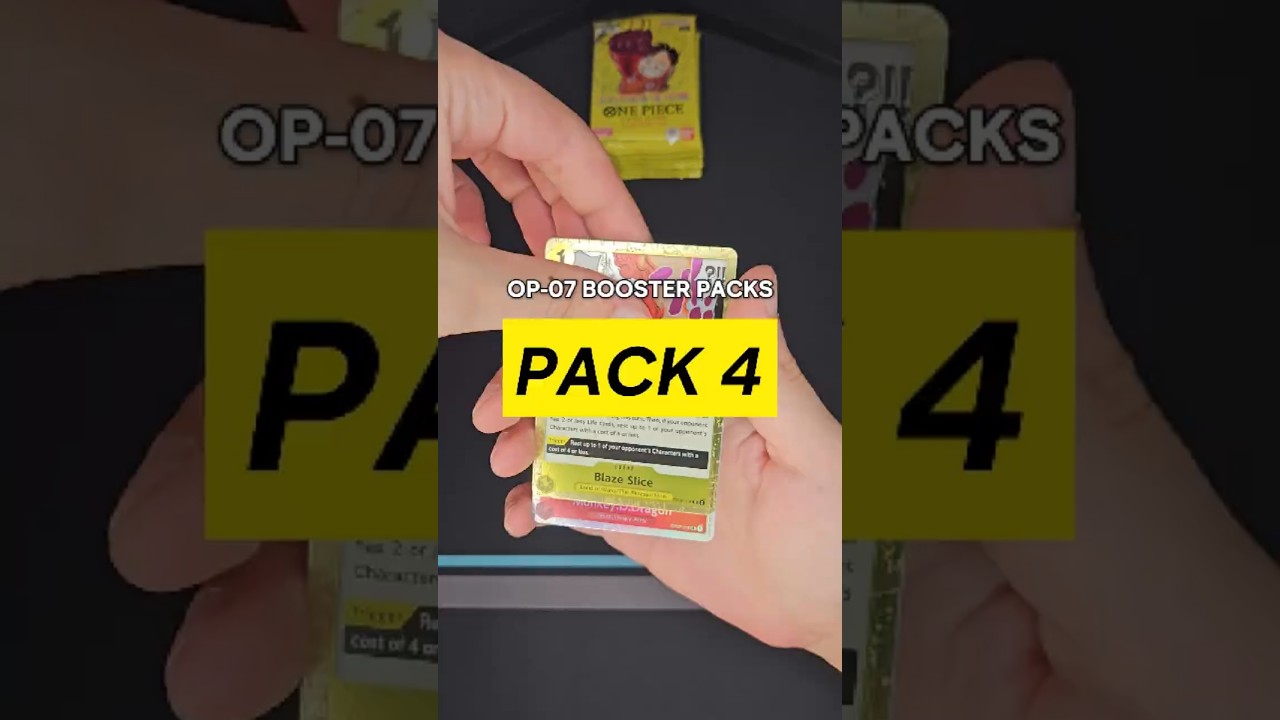 One Piece TCG OP07 Case Opening | pack 4 | 500 Years in the Future