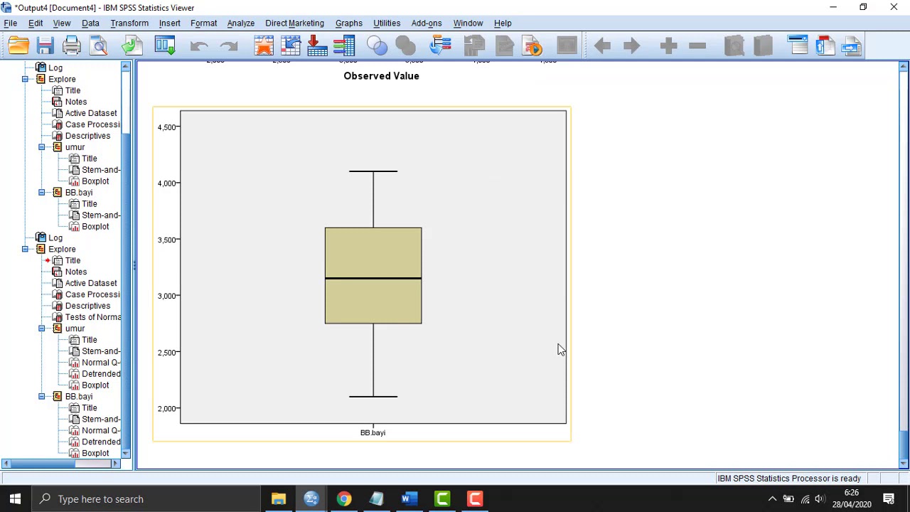 VIDEO 8 ANALISIS UNIVARIAT DATA NUMERIK