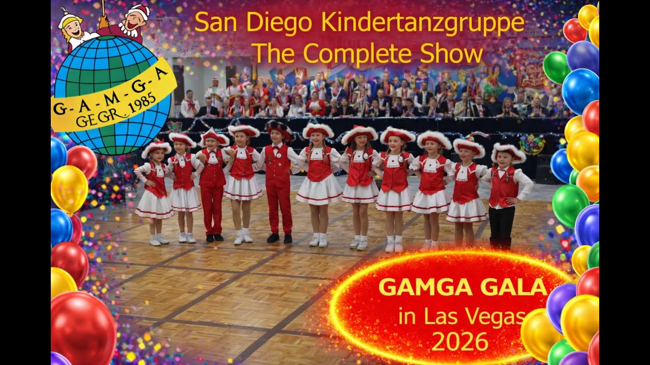 Prinzengarde & Tanzpaar - San Diego Kindertanzgruppe - GAMGA Gala Saturday Night 2026
