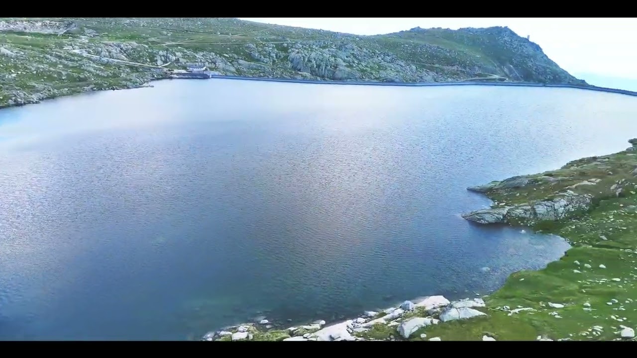 🏞️ Aerial Serenity: Soaring around Kalin dam in Rila mountain, Bulgaria | Язовир Калин | 4k