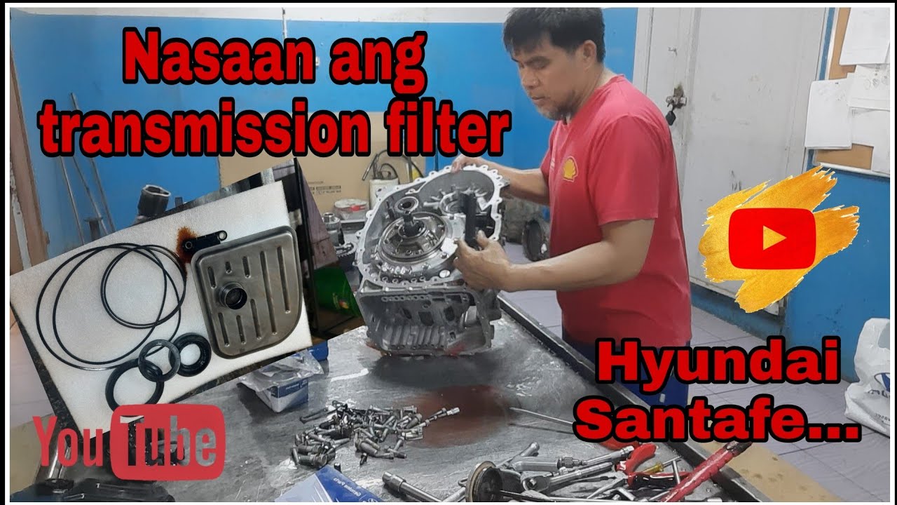 How to replace transmission filter and D rings of hyundai santafe..#vlog20..