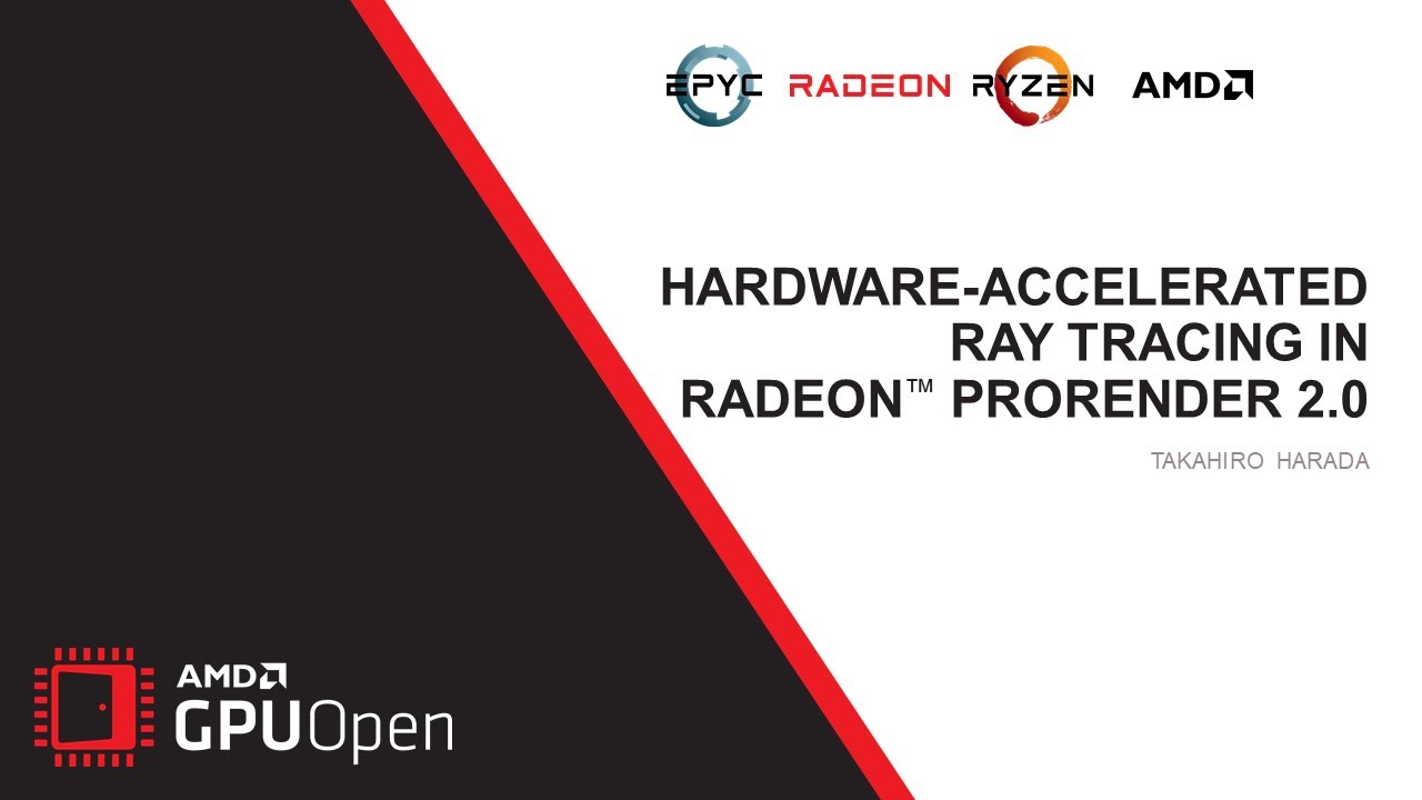 AMD RDNA&trade; 2 &ndash; Hardware-accelerated Ray Tracing in Radeon&trade; ProRender 2.0