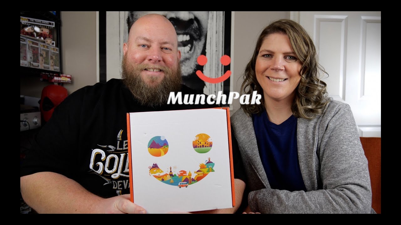 Munchpak SNACKS Taste Test w/ The Franchise Family - Eating Goodies From Around the Globe