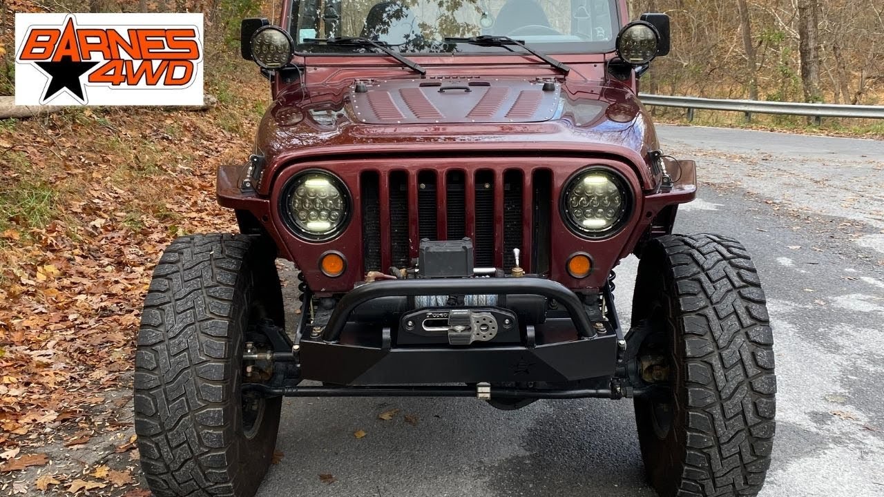 INSTALLING A BARNES 4WD STUBBY FRONT BUMPER ON MY JEEP TJ