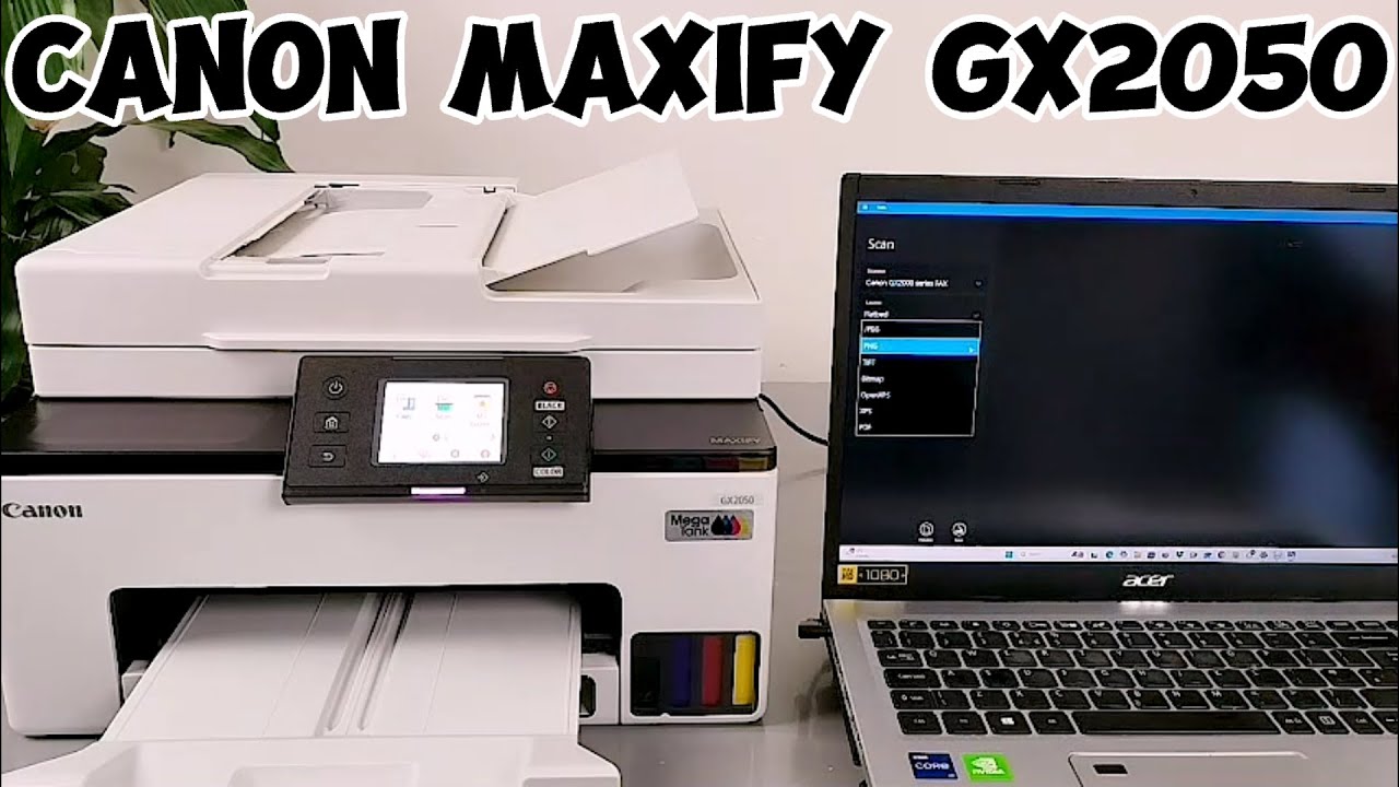 How to Scan, Save as PDF, and Print Double-Sided with Canon Maxify GX2050
