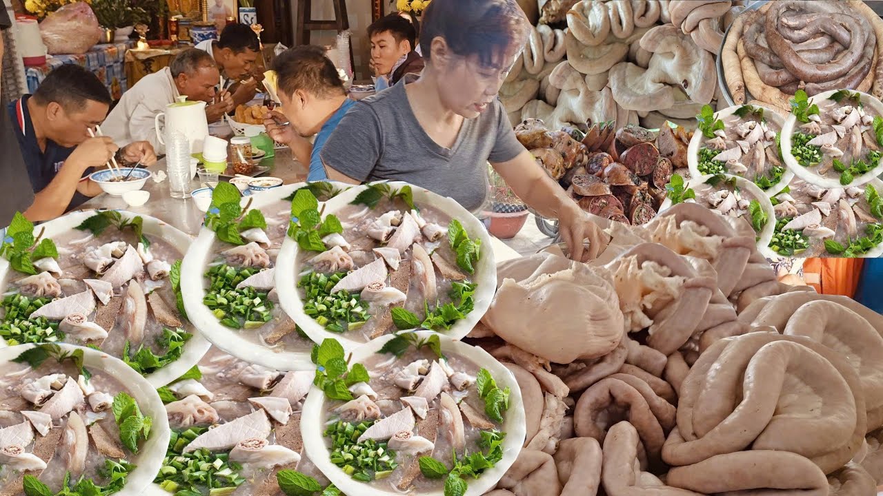 Vừa tìm được quán CHÁO LÒNG TIẾT CHƯNG 15K Quá Ngon Quá Rẻ khách Ngồi ăn đông kín chỗ quận vùng ven 
