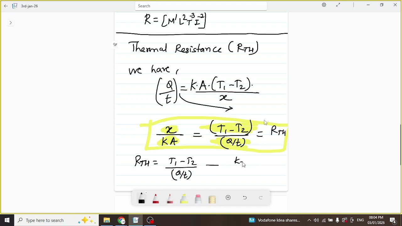 Thermal Resistance and Electric Resistance I Thermal Properties of Matter I Class XI