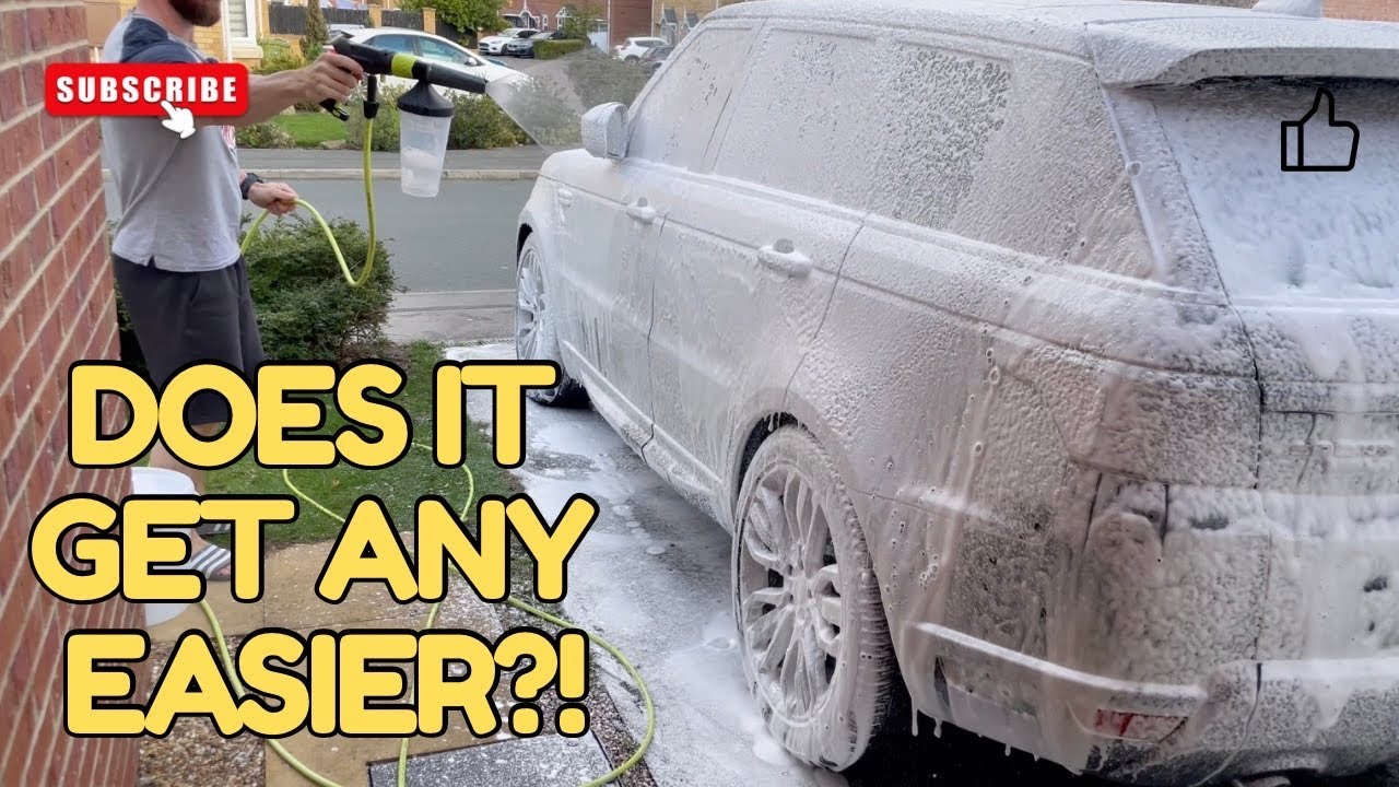Snow Foam Car Cleaning 101 | Easiest Way to Wash Your Car?! | Range Rover Wash
